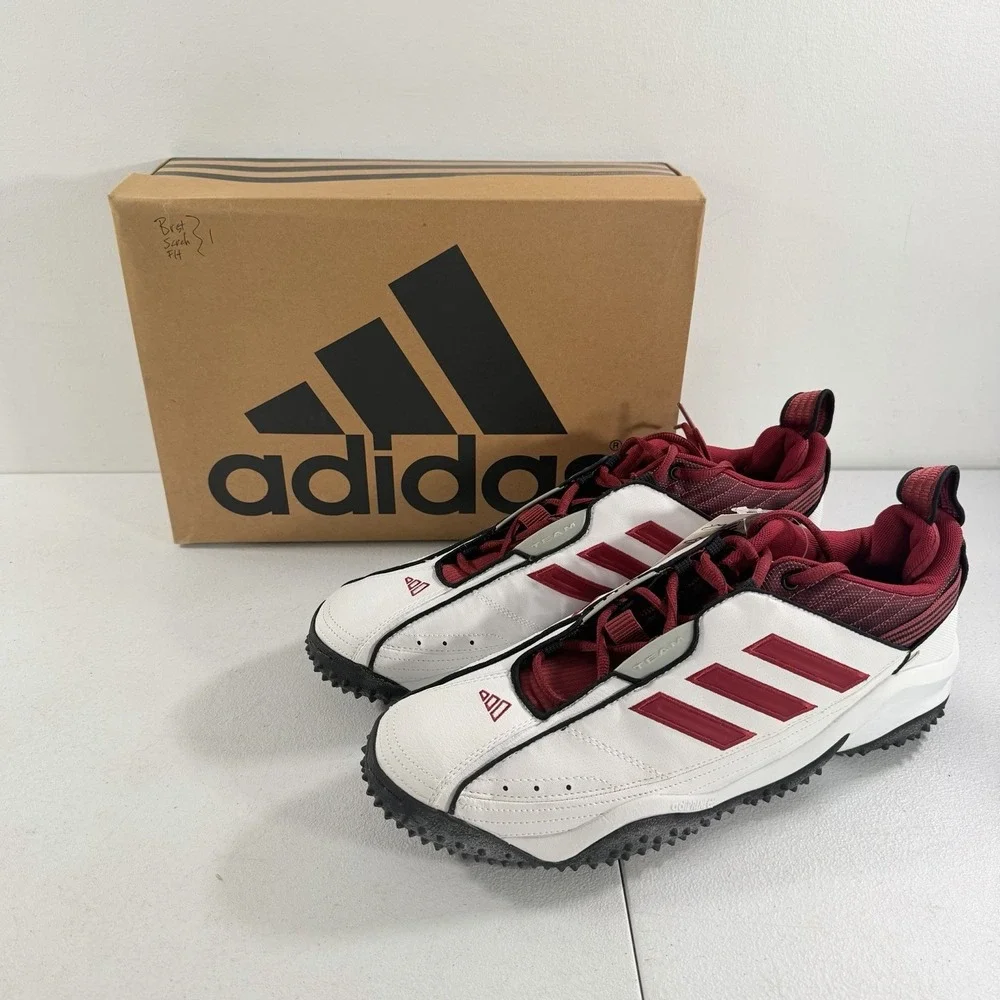 Vintage Adidas Boost Speed Turf Pro American Football Shoes Men's Size 16 NIB